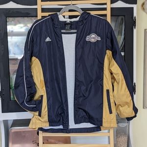 Adidas Boys Size 14-16 Milwaukee Brewers windbreaker